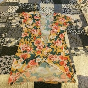 FLORAL PRINT Swim cover